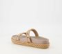 Valentino Garavani Beige Rockstud Platform Sandalen Beige Dames - Thumbnail 3