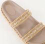 Valentino Garavani Beige Rockstud Platform Sandalen Beige Dames - Thumbnail 5