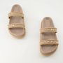 Valentino Garavani Beige Rockstud Platform Sandalen Beige Dames - Thumbnail 6