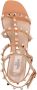 Valentino Garavani Beige Rockstud Sandalen Elegante Stijl Pink Dames - Thumbnail 3