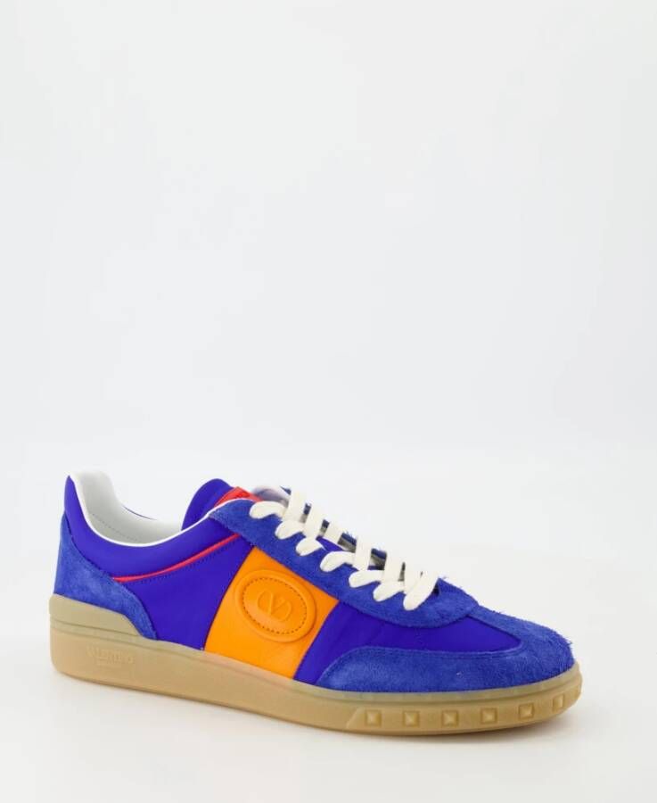 Valentino Garavani Blauwe Leren Upvillage Manden Lente-Zomer 2025 Blue Heren