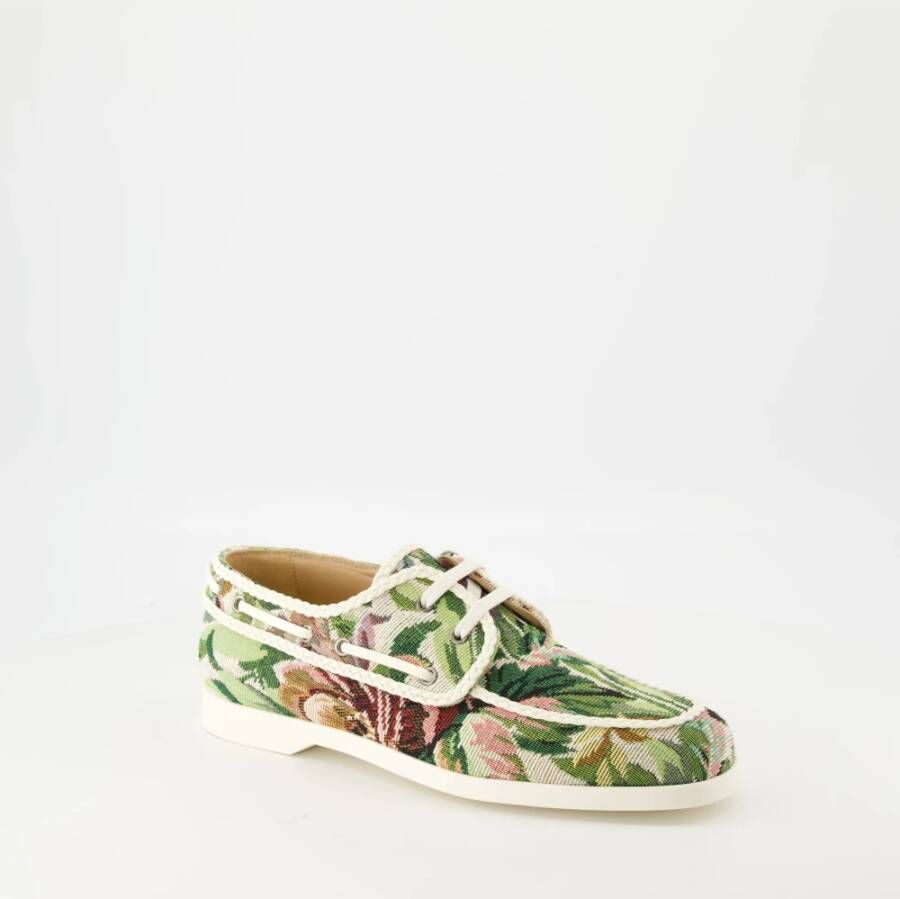 Valentino Garavani Bloemen canvas bootschoenen Multicolor Heren