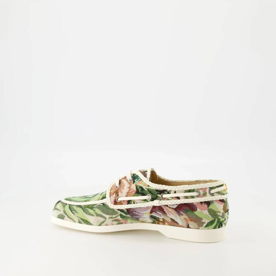 Valentino Garavani Bloemen canvas bootschoenen Multicolor Heren