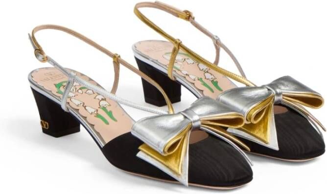 Valentino Garavani Bowow Slingback Hakken Multicolor Dames