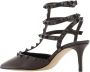 Valentino Garavani Bruine Leren Pumps met Puntige Neus Brown Dames - Thumbnail 3