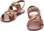 Valentino Garavani Bruine leren sandalen Elegante stijl Brown Dames - Thumbnail 6