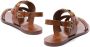 Valentino Garavani Bruine leren sandalen Elegante stijl Brown Dames - Thumbnail 7