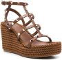 Valentino Garavani Bruine platte schoenen Elegante stijl Brown Dames - Thumbnail 3