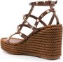 Valentino Garavani Bruine platte schoenen Elegante stijl Brown Dames - Thumbnail 4