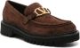 Valentino Garavani Bruine platte schoenen VLogo Signature Brown Dames - Thumbnail 2