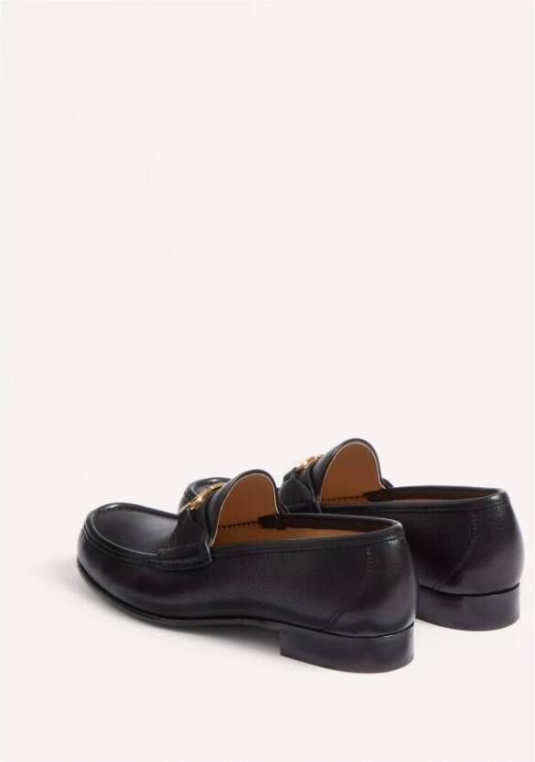 Valentino Garavani Buffelleer VLogo Signature Mocassin Black Heren