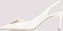 Valentino Garavani Butterfly Ivory Leren Slingback Hakken White Dames - Thumbnail 2