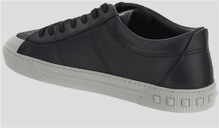 Valentino Garavani Cityplanet Leren Sneaker Black Heren