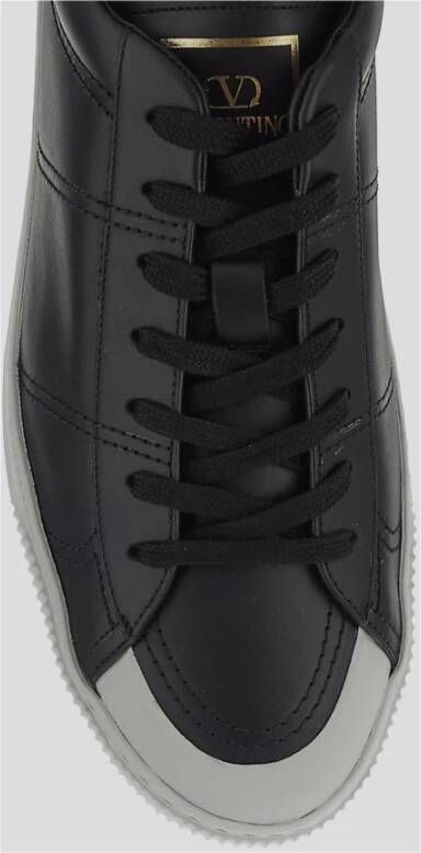 Valentino Garavani Cityplanet Leren Sneaker Black Heren