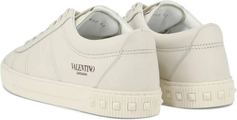 Valentino Garavani Cityplanet Leren Sneakers White Heren