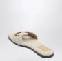 Valentino Garavani Cut-Out Logo Sandalen Beige Dames - Thumbnail 2