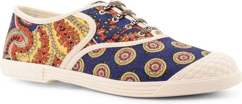 Valentino Garavani Denim stoffen sneakers met Voyage Imaginaire Multicolor Heren