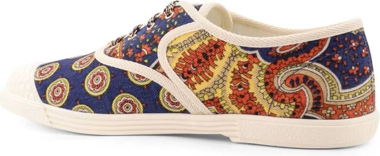 Valentino Garavani Denim stoffen sneakers met Voyage Imaginaire Multicolor Heren