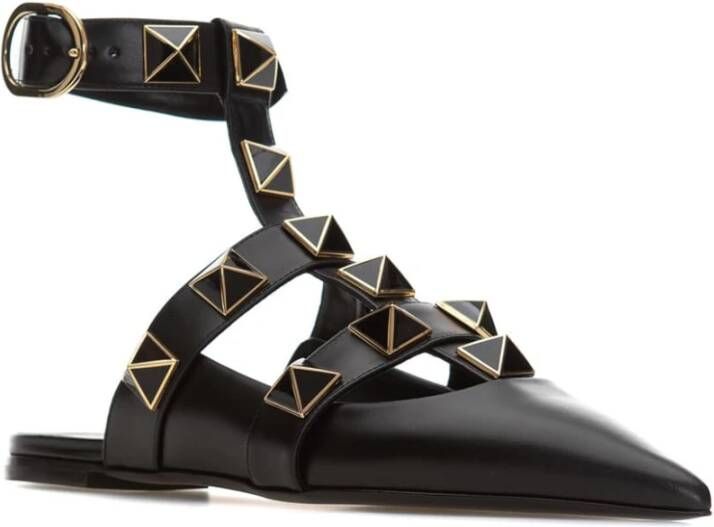 Valentino Garavani Elegant Ballet Flats Black Dames