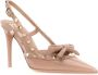 Valentino Garavani Elegant Slingback Pumps Beige Dames - Thumbnail 2