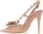 Valentino Garavani Elegant Slingback Pumps Beige Dames - Thumbnail 3