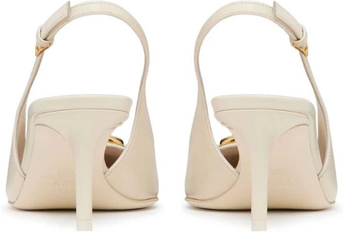 Valentino Garavani Elegant Slingback Pumps Beige Dames