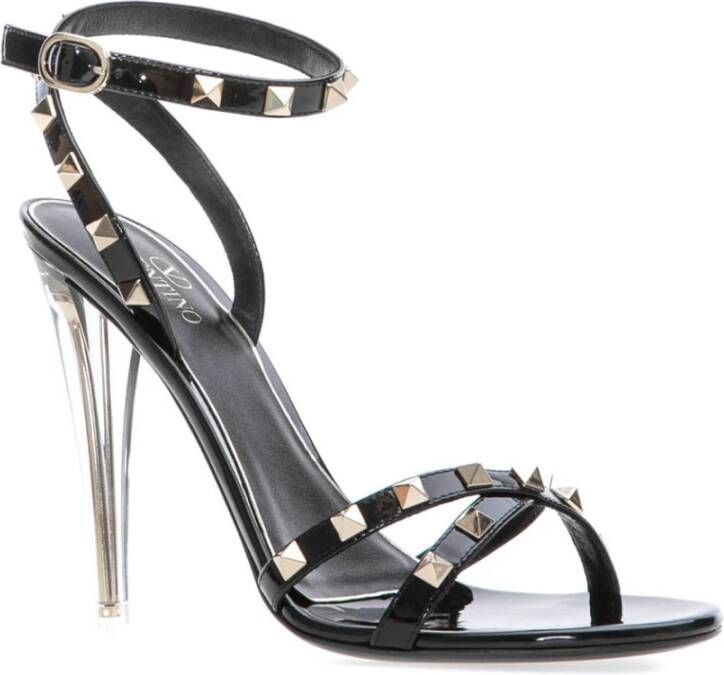 Valentino Garavani Elegant Summer Sandals Black Dames