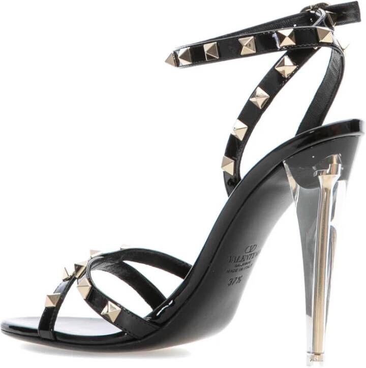 Valentino Garavani Elegant Summer Sandals Black Dames