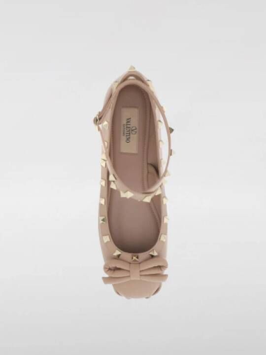 Valentino Garavani Elegante Balletflats met Uniek Design Pink Dames