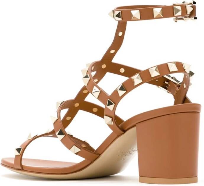 Valentino Garavani Elegante Sandalen voor Vrouwen Brown Dames