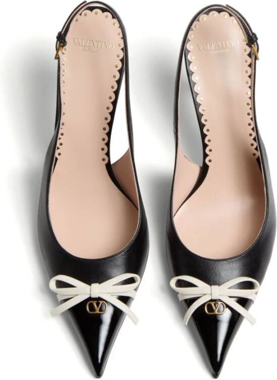 Valentino Garavani Elegante Slingback Hakken Black Dames