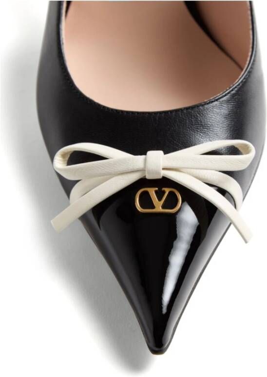 Valentino Garavani Elegante Slingback Hakken Black Dames