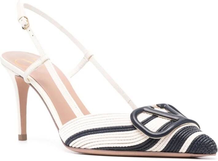 Valentino Garavani Elegante Slingback Sandalen Beige Dames