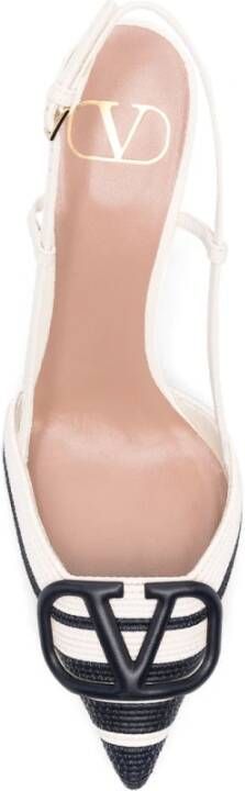 Valentino Garavani Elegante Slingback Sandalen Beige Dames