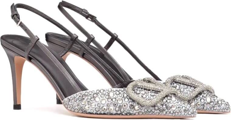 Valentino Garavani Elegante Slingback Sandalen Gray Dames