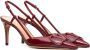 Valentino Garavani Elegante Slingback Sandalen Red Dames - Thumbnail 2