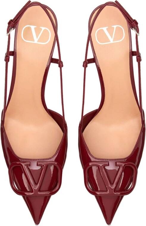 Valentino Garavani Elegante Slingback Sandalen Red Dames