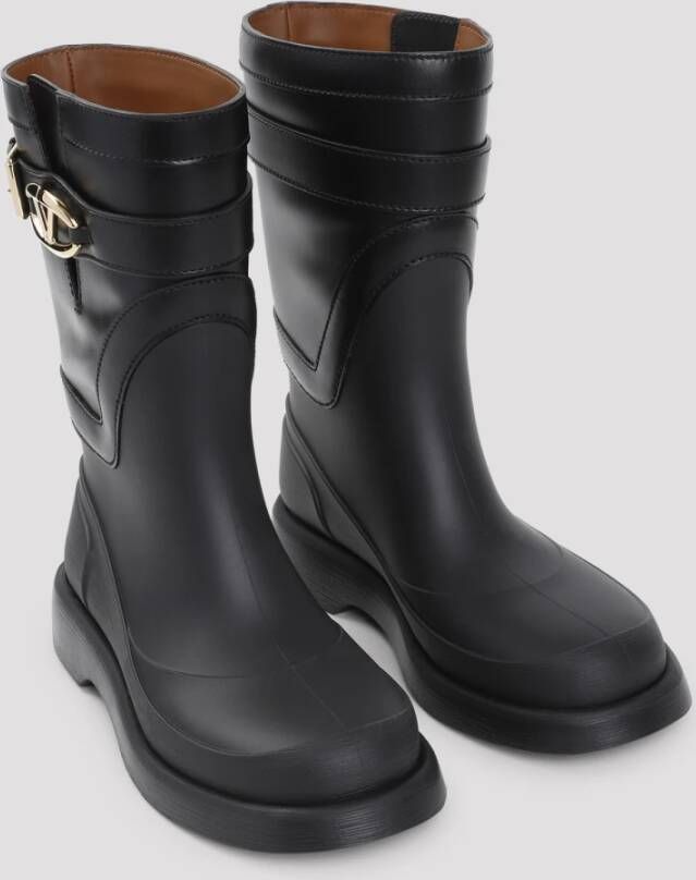 Valentino Garavani Gedurfde Rainboot VLogo Editie Black Dames