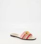 Valentino Garavani Multikleur VLogo Sandalen met Messing Afwerking Multicolor Dames - Thumbnail 7