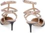 Valentino Garavani Gestudeerde leren slingback hakken Black Dames - Thumbnail 2