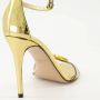 Valentino Garavani Gouden Metallic Hak Sandalen Yellow Dames - Thumbnail 4