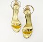 Valentino Garavani Gouden Metallic Hak Sandalen Yellow Dames - Thumbnail 6