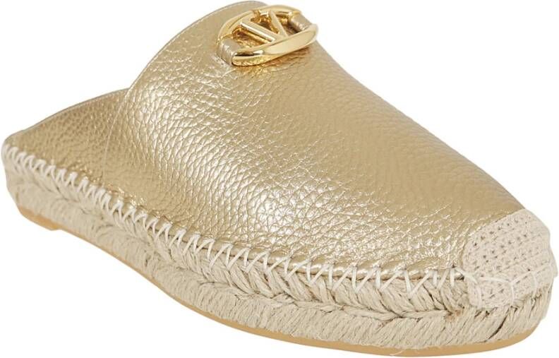 Valentino Garavani Gouden Ster Espadrille VLogo Moon Yellow Dames