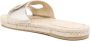 Valentino Garavani Gouden VLogo Cut-Out Sandalen Beige Dames - Thumbnail 4