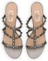 Valentino Garavani Grijze Caged Sandalen met Rockstud Details Gray Dames - Thumbnail 2