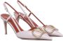 Valentino Garavani Hak Sandalen Purple Dames - Thumbnail 2