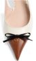 Valentino Garavani Hak Slingback in Ivoor en Tabak White Dames - Thumbnail 7