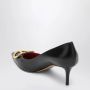 Valentino Garavani Handtekening Logo Middelhoge Pumps Black Dames - Thumbnail 2