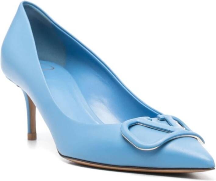 Valentino Garavani Heldere Blauwe VLogo Signature Pumps Blue Dames