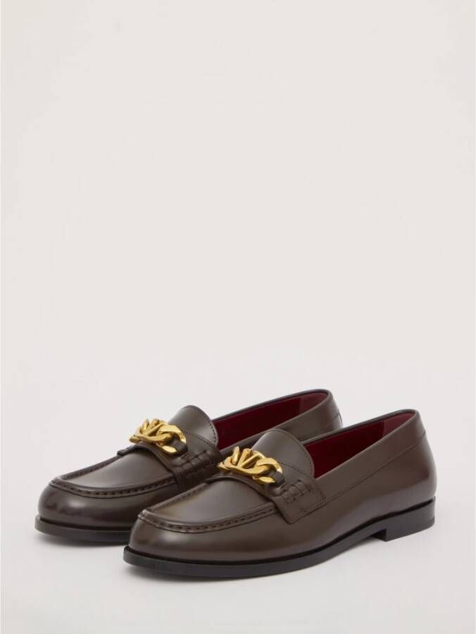 Valentino Garavani Heren Schoenen Loafer Bruin Aw22 Brown Heren